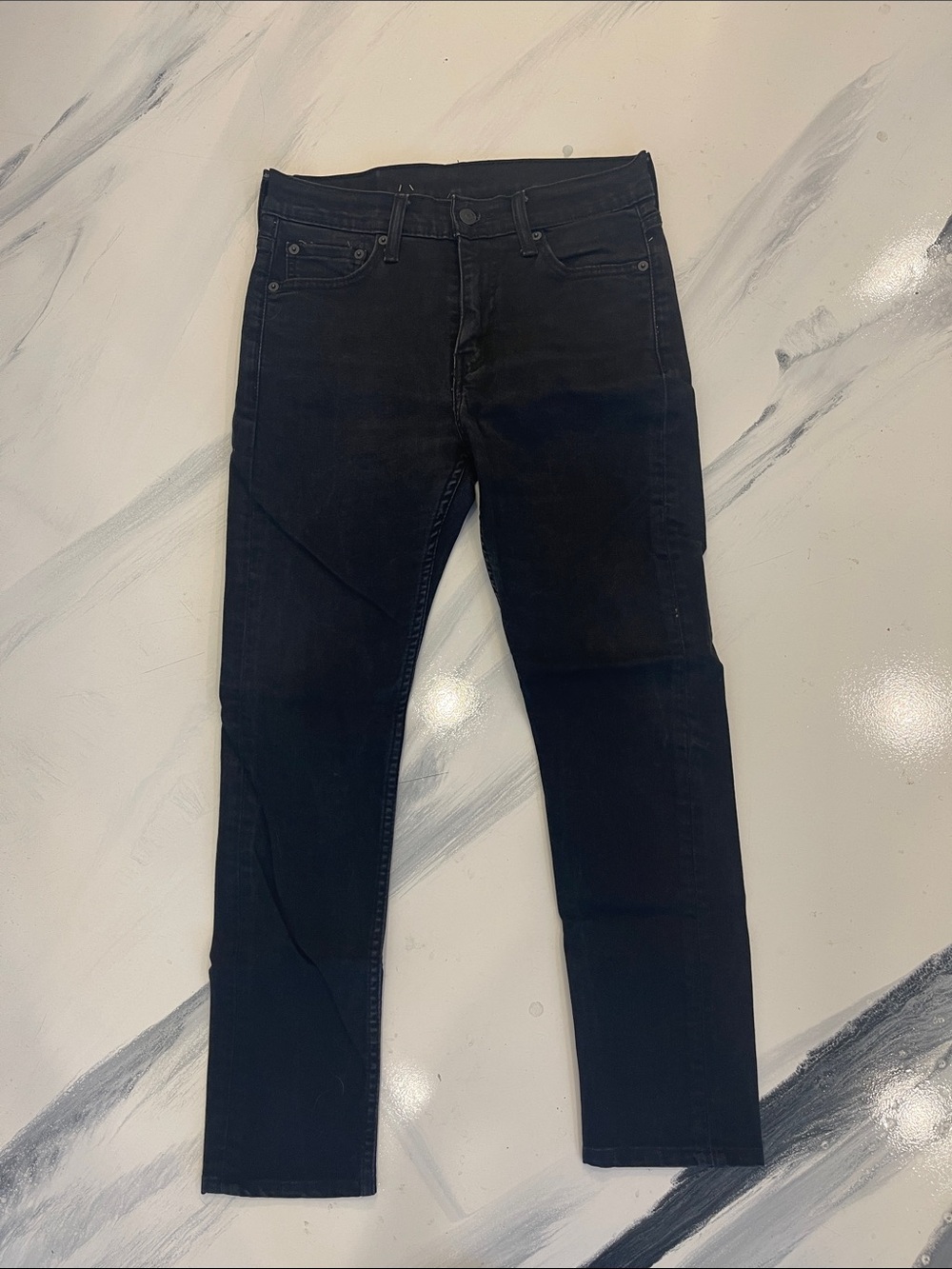 Levi's Women's Slim Straight Black Jeans